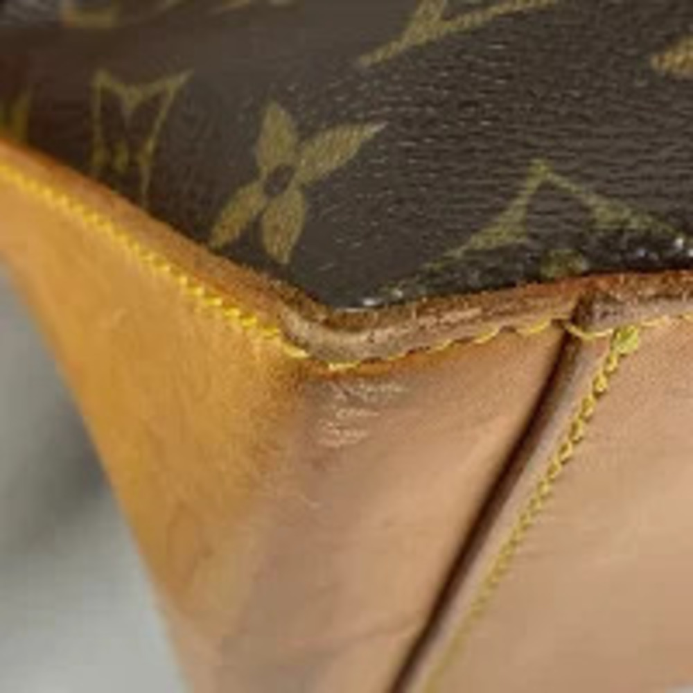 Louis Vuitton Cabas Shoulder Bag Piano Monogram Brown Tote - Picture 3 of 7